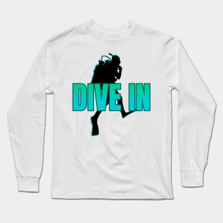 Scuba diving t-shirt designs Long Sleeve T-Shirt